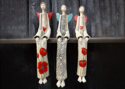 Anioły Ceramiczn